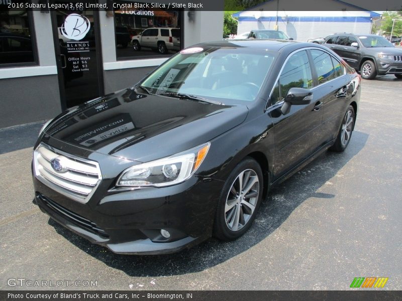 Crystal Black Silica / Slate Black 2016 Subaru Legacy 3.6R Limited