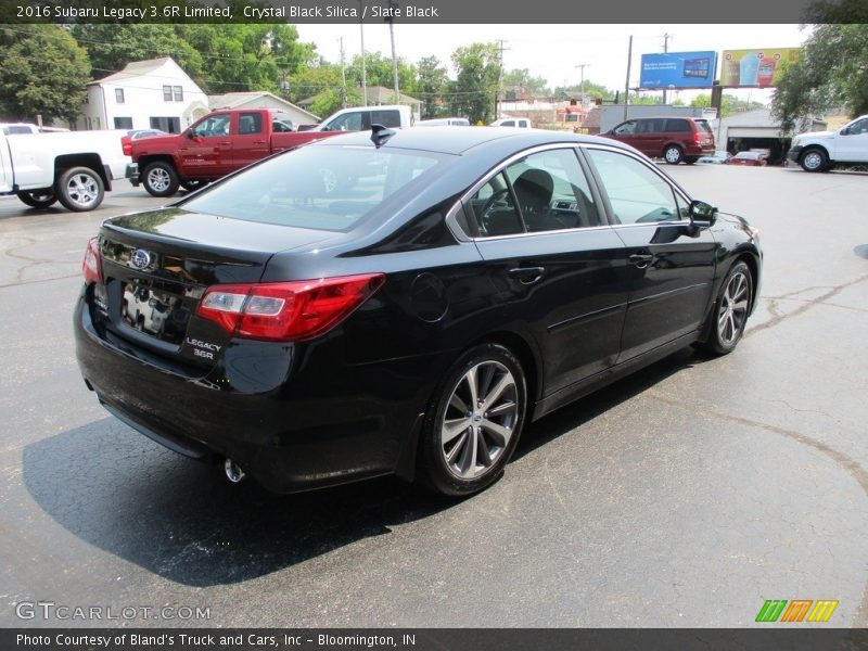 Crystal Black Silica / Slate Black 2016 Subaru Legacy 3.6R Limited