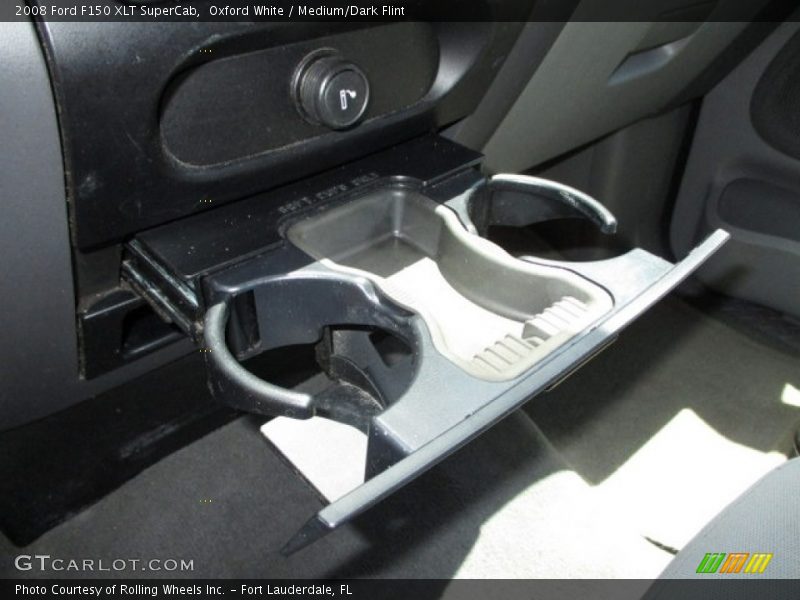 Oxford White / Medium/Dark Flint 2008 Ford F150 XLT SuperCab
