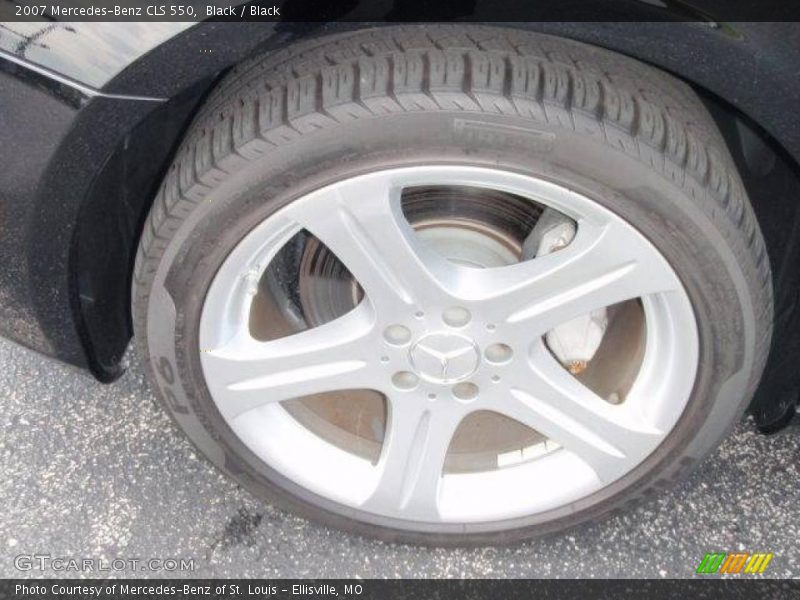Black / Black 2007 Mercedes-Benz CLS 550