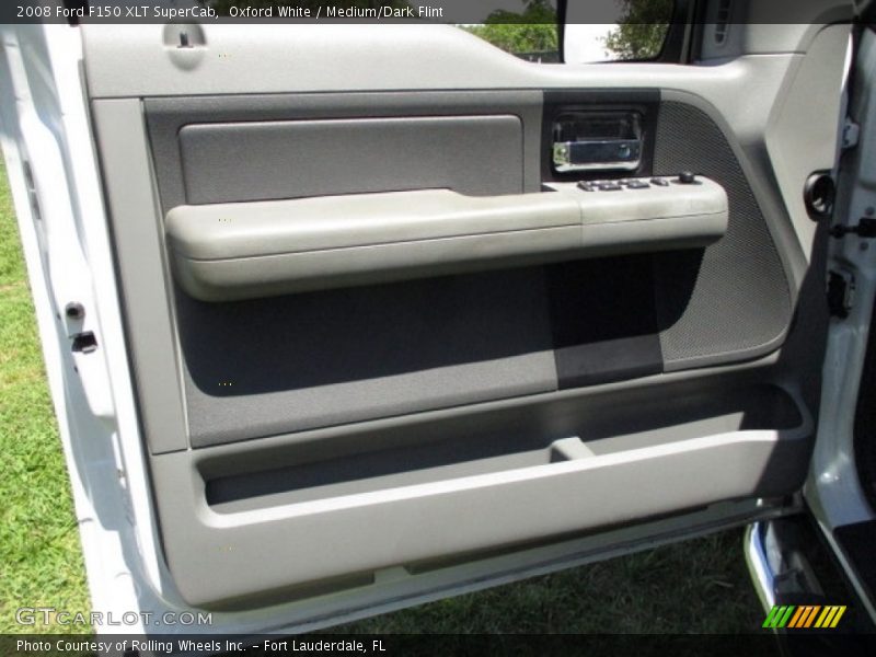 Oxford White / Medium/Dark Flint 2008 Ford F150 XLT SuperCab