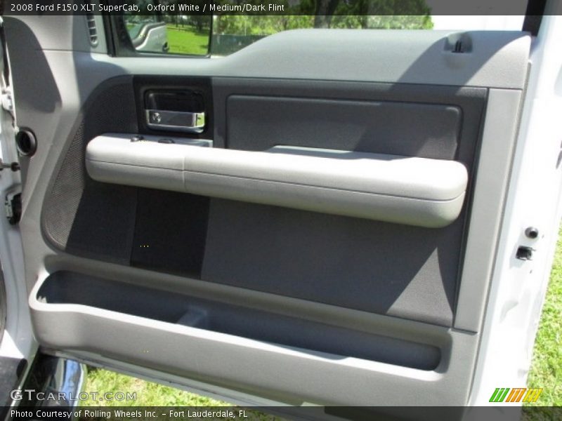 Oxford White / Medium/Dark Flint 2008 Ford F150 XLT SuperCab