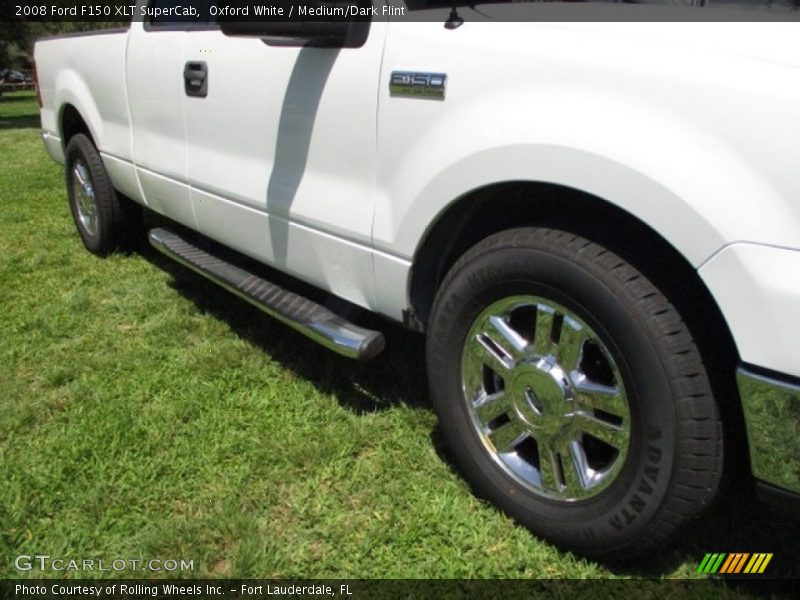 Oxford White / Medium/Dark Flint 2008 Ford F150 XLT SuperCab