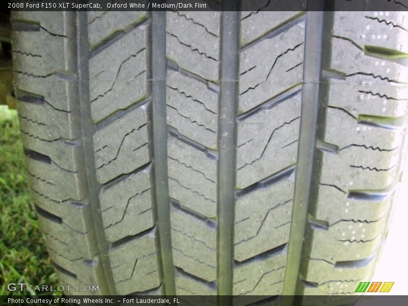 Oxford White / Medium/Dark Flint 2008 Ford F150 XLT SuperCab