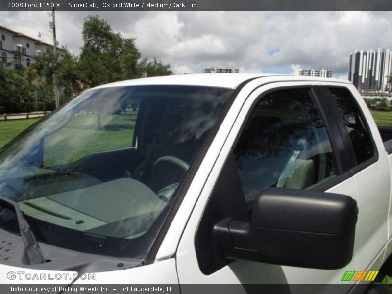 Oxford White / Medium/Dark Flint 2008 Ford F150 XLT SuperCab