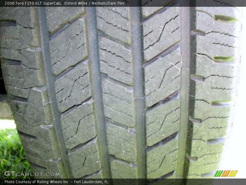 Oxford White / Medium/Dark Flint 2008 Ford F150 XLT SuperCab