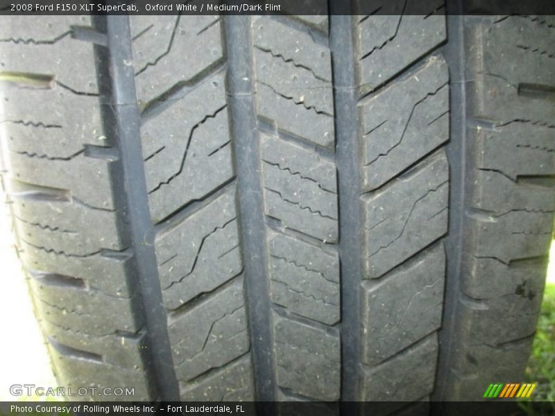 Oxford White / Medium/Dark Flint 2008 Ford F150 XLT SuperCab