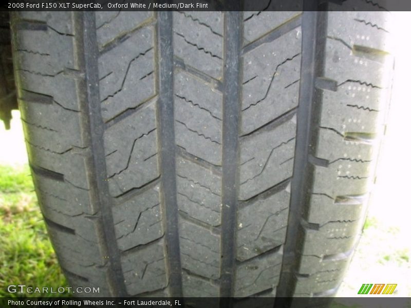 Oxford White / Medium/Dark Flint 2008 Ford F150 XLT SuperCab