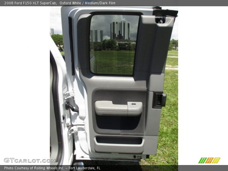 Oxford White / Medium/Dark Flint 2008 Ford F150 XLT SuperCab