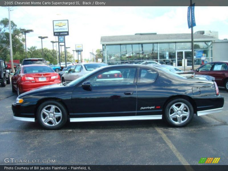 Black / Ebony 2005 Chevrolet Monte Carlo Supercharged SS