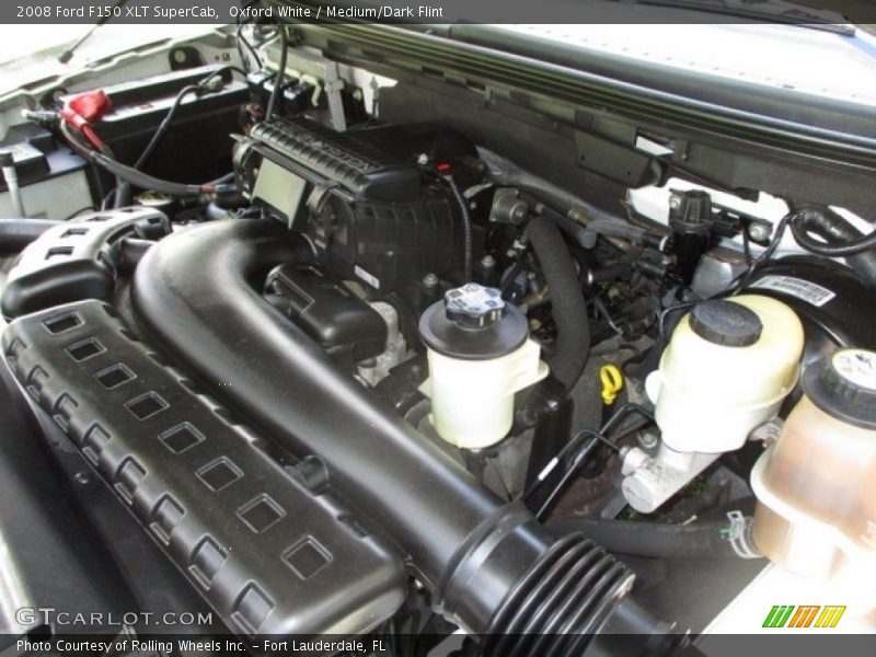 Oxford White / Medium/Dark Flint 2008 Ford F150 XLT SuperCab