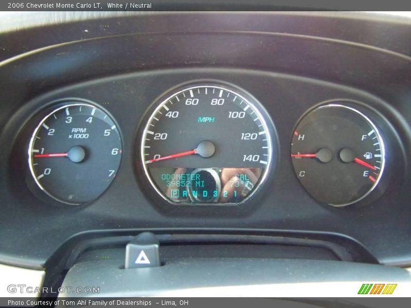 White / Neutral 2006 Chevrolet Monte Carlo LT