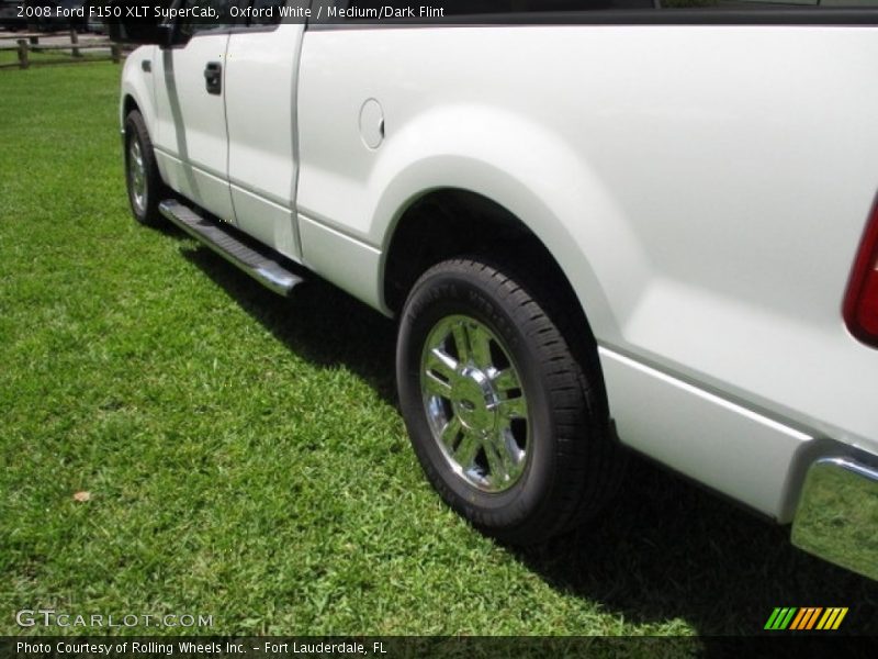 Oxford White / Medium/Dark Flint 2008 Ford F150 XLT SuperCab
