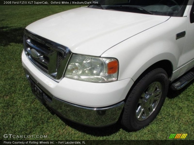 Oxford White / Medium/Dark Flint 2008 Ford F150 XLT SuperCab
