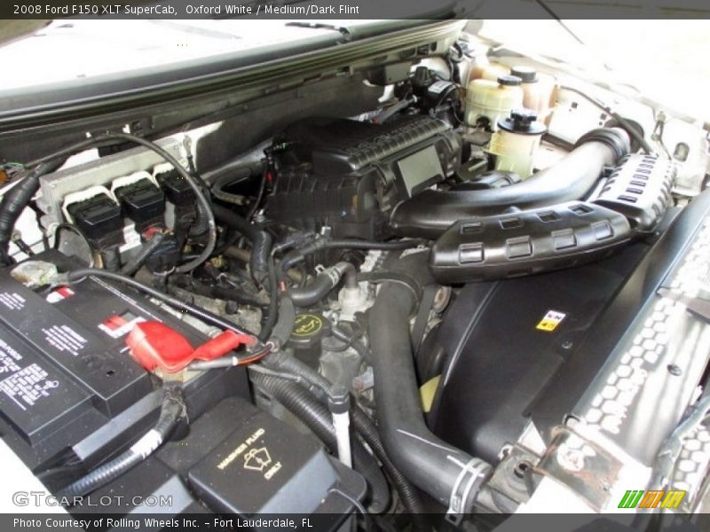 Oxford White / Medium/Dark Flint 2008 Ford F150 XLT SuperCab