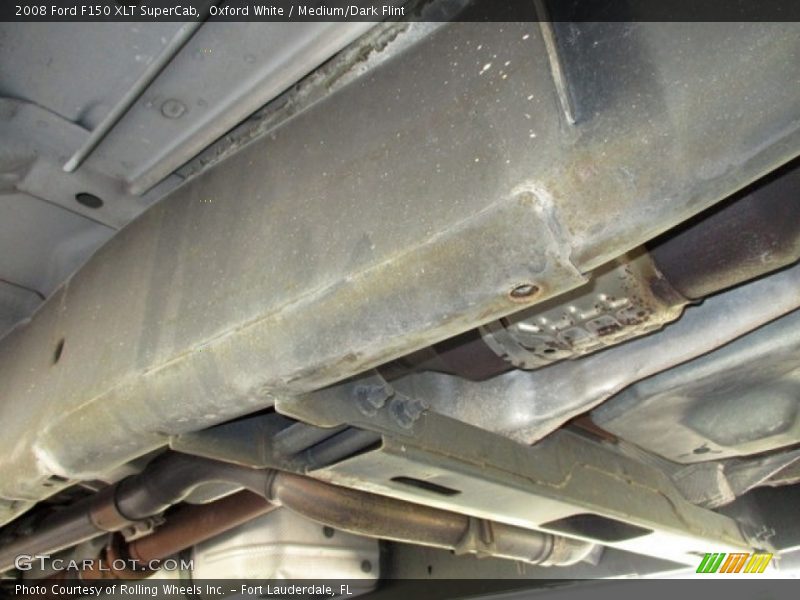 Oxford White / Medium/Dark Flint 2008 Ford F150 XLT SuperCab
