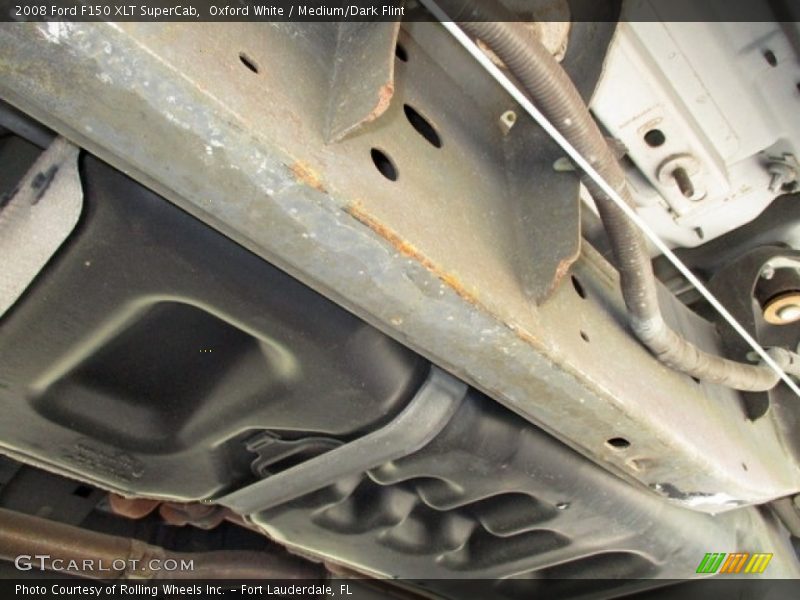 Oxford White / Medium/Dark Flint 2008 Ford F150 XLT SuperCab