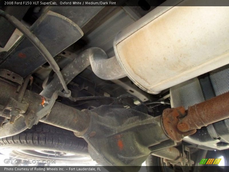 Oxford White / Medium/Dark Flint 2008 Ford F150 XLT SuperCab