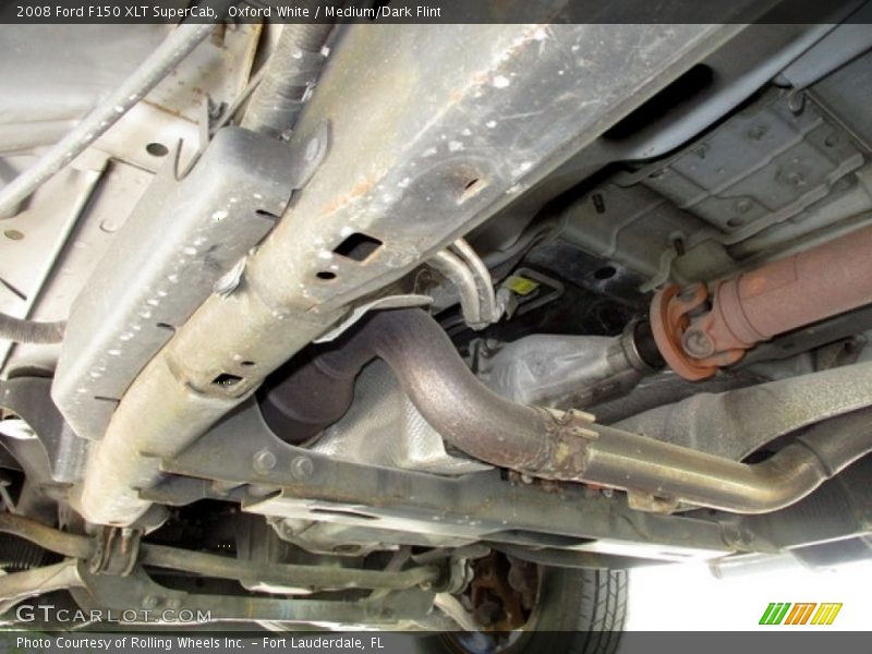 Oxford White / Medium/Dark Flint 2008 Ford F150 XLT SuperCab