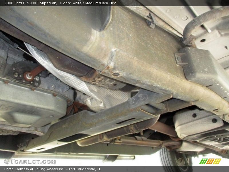 Oxford White / Medium/Dark Flint 2008 Ford F150 XLT SuperCab