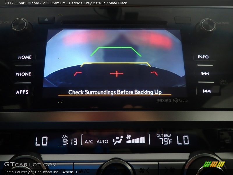 Carbide Gray Metallic / Slate Black 2017 Subaru Outback 2.5i Premium