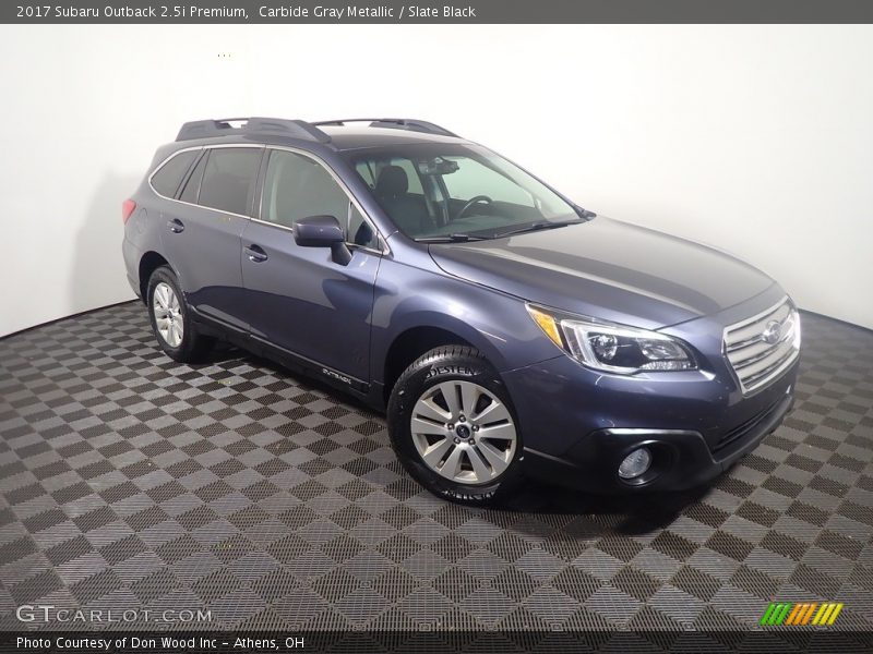 Carbide Gray Metallic / Slate Black 2017 Subaru Outback 2.5i Premium