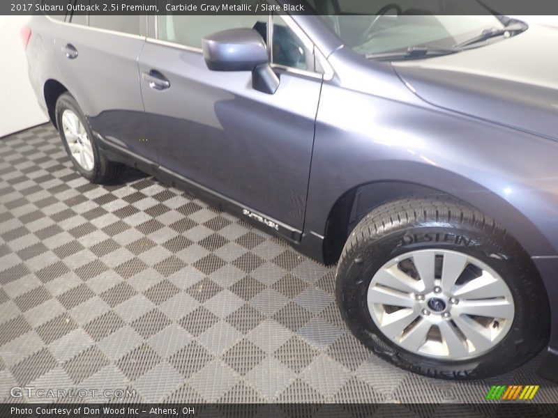 Carbide Gray Metallic / Slate Black 2017 Subaru Outback 2.5i Premium