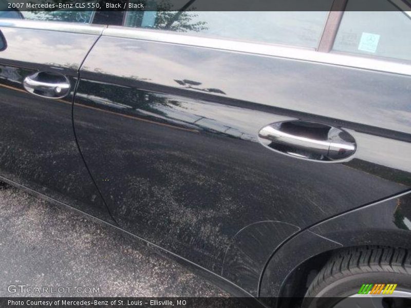 Black / Black 2007 Mercedes-Benz CLS 550