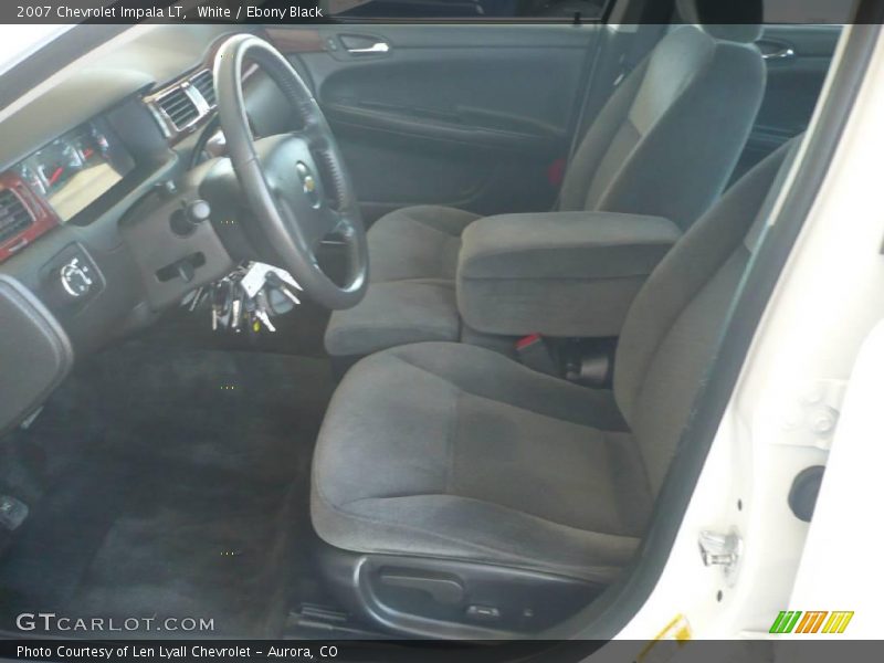 White / Ebony Black 2007 Chevrolet Impala LT