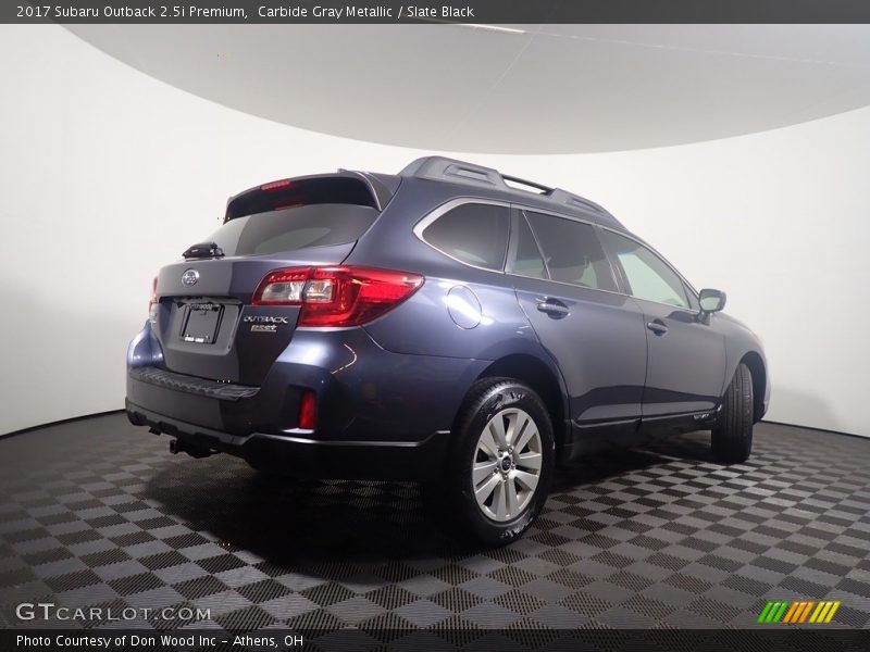Carbide Gray Metallic / Slate Black 2017 Subaru Outback 2.5i Premium