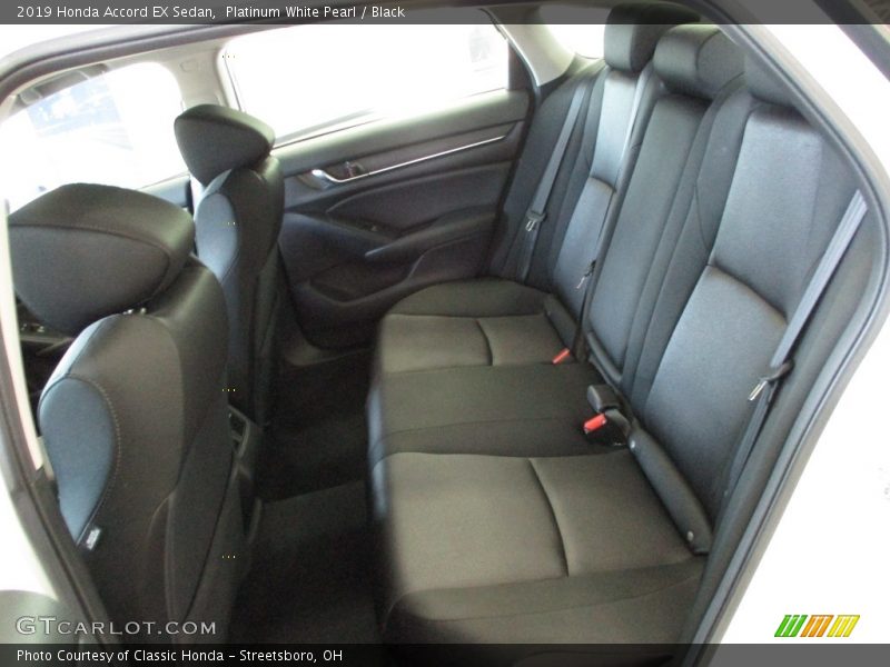 Platinum White Pearl / Black 2019 Honda Accord EX Sedan