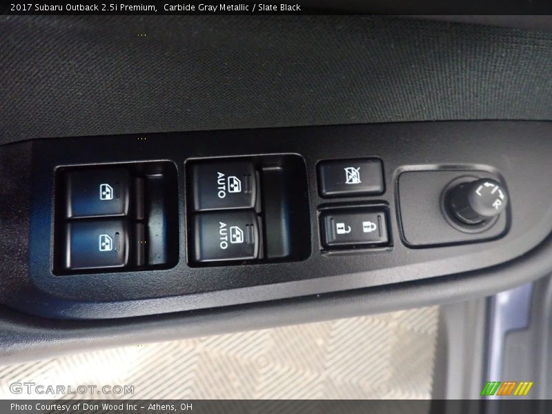 Carbide Gray Metallic / Slate Black 2017 Subaru Outback 2.5i Premium