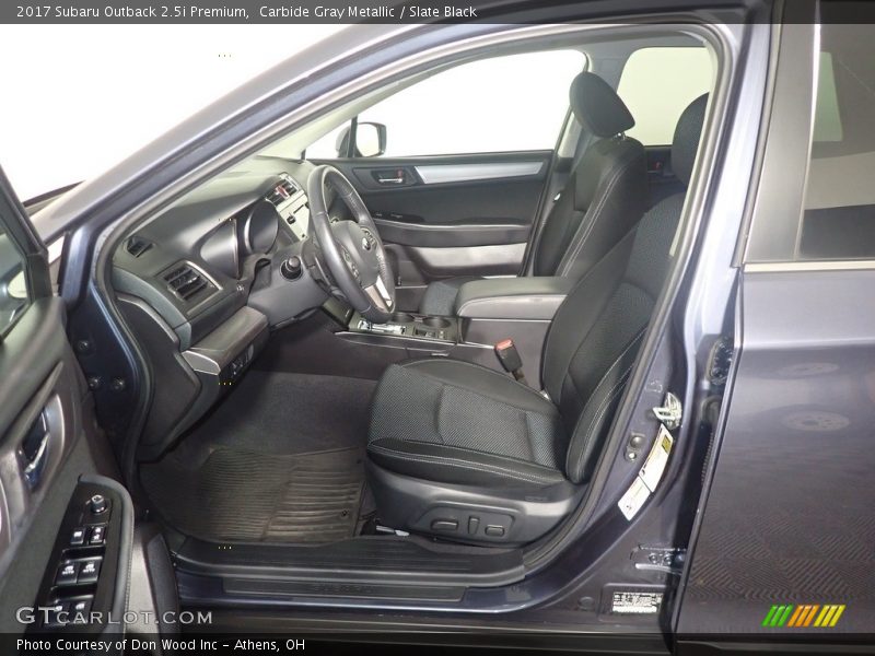 Carbide Gray Metallic / Slate Black 2017 Subaru Outback 2.5i Premium