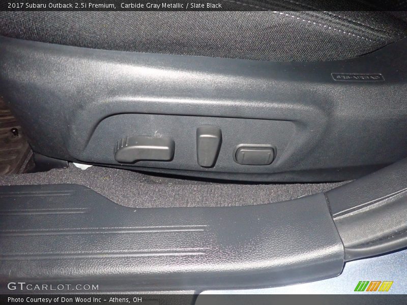 Carbide Gray Metallic / Slate Black 2017 Subaru Outback 2.5i Premium