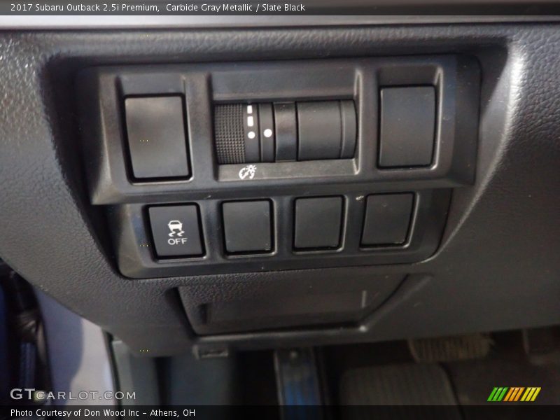 Carbide Gray Metallic / Slate Black 2017 Subaru Outback 2.5i Premium