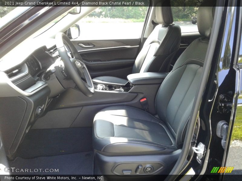 Diamond Black Crystal Pearl / Black 2021 Jeep Grand Cherokee L Limited 4x4