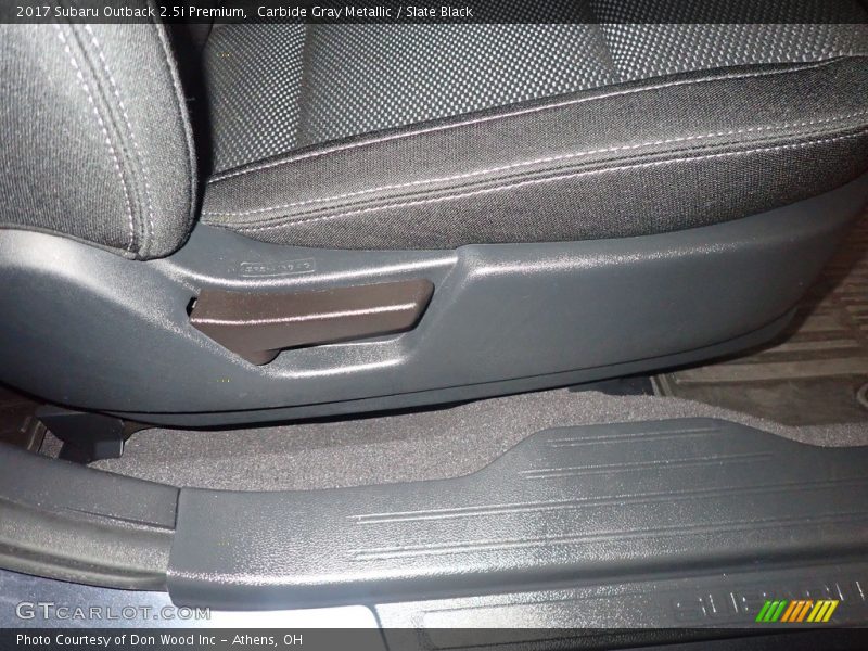 Carbide Gray Metallic / Slate Black 2017 Subaru Outback 2.5i Premium