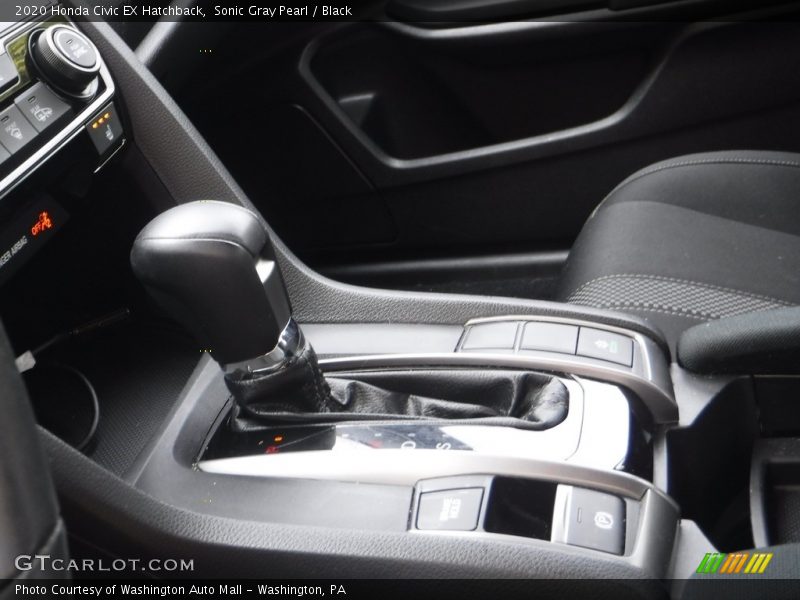 Sonic Gray Pearl / Black 2020 Honda Civic EX Hatchback