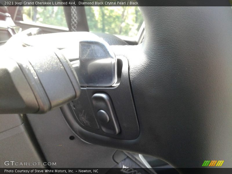 Diamond Black Crystal Pearl / Black 2021 Jeep Grand Cherokee L Limited 4x4