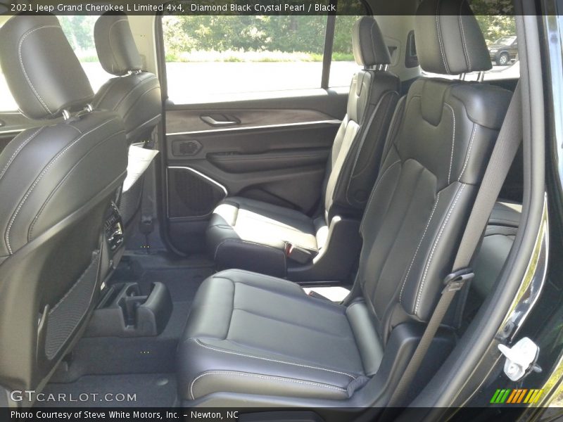 Diamond Black Crystal Pearl / Black 2021 Jeep Grand Cherokee L Limited 4x4