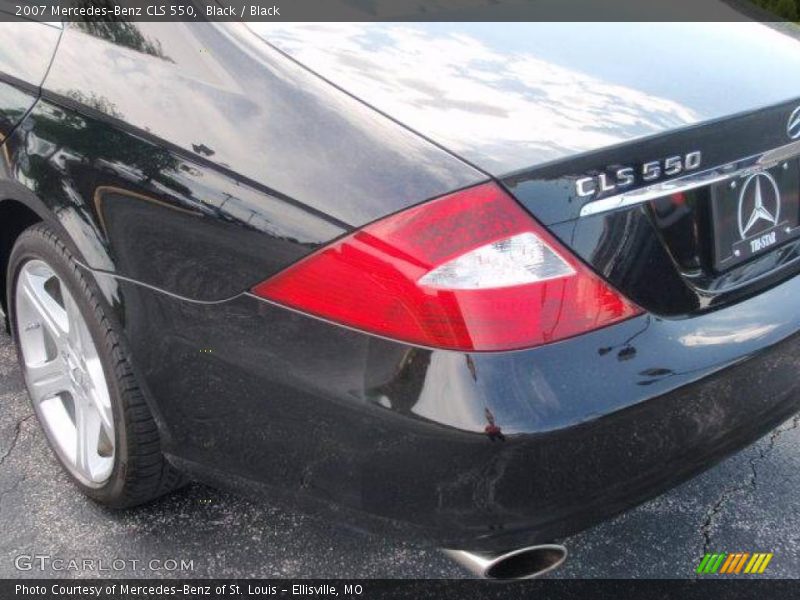 Black / Black 2007 Mercedes-Benz CLS 550