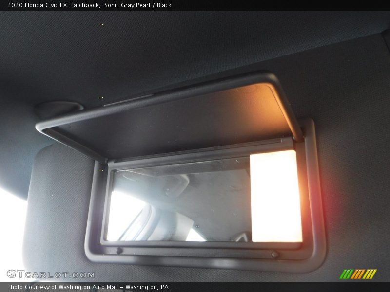Sonic Gray Pearl / Black 2020 Honda Civic EX Hatchback