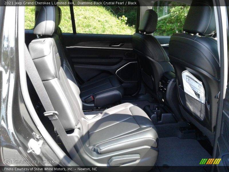 Diamond Black Crystal Pearl / Black 2021 Jeep Grand Cherokee L Limited 4x4