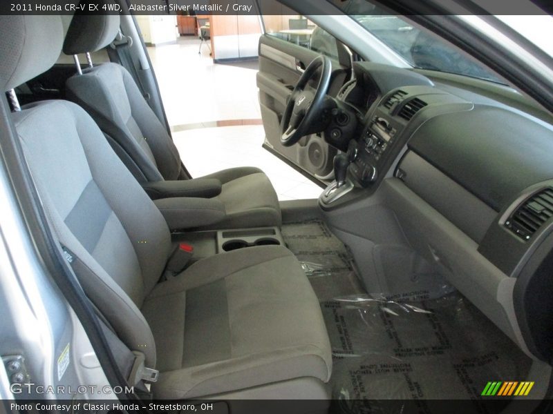 Alabaster Silver Metallic / Gray 2011 Honda CR-V EX 4WD