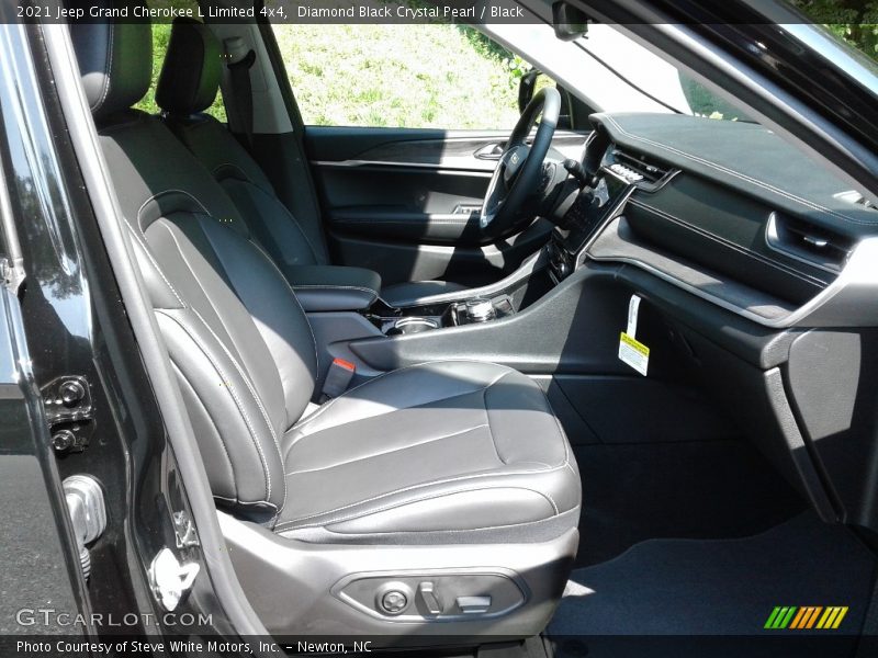 Diamond Black Crystal Pearl / Black 2021 Jeep Grand Cherokee L Limited 4x4