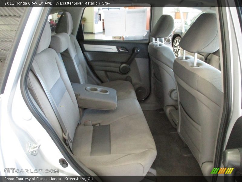 Alabaster Silver Metallic / Gray 2011 Honda CR-V EX 4WD