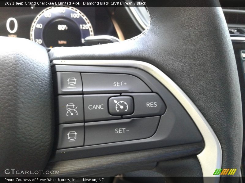 Diamond Black Crystal Pearl / Black 2021 Jeep Grand Cherokee L Limited 4x4