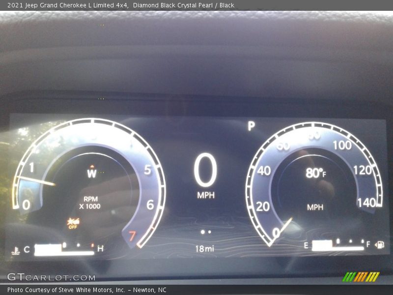 Diamond Black Crystal Pearl / Black 2021 Jeep Grand Cherokee L Limited 4x4