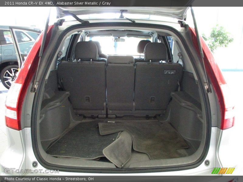 Alabaster Silver Metallic / Gray 2011 Honda CR-V EX 4WD