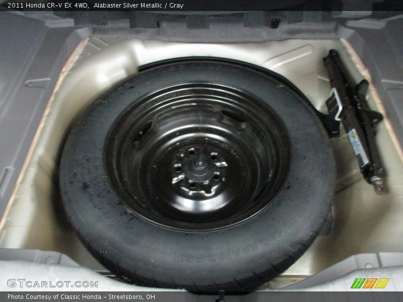 Alabaster Silver Metallic / Gray 2011 Honda CR-V EX 4WD